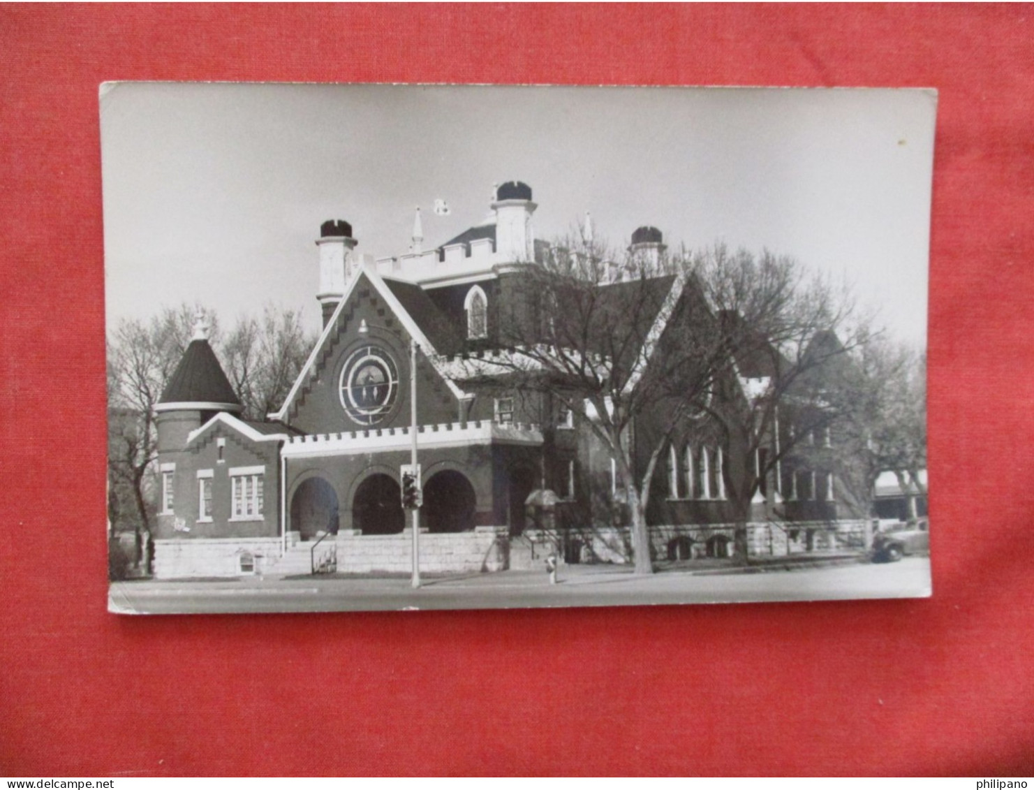 RPPC.  First Presbyterian Church Newton Kansas     Ref 6240 - Altri & Non Classificati