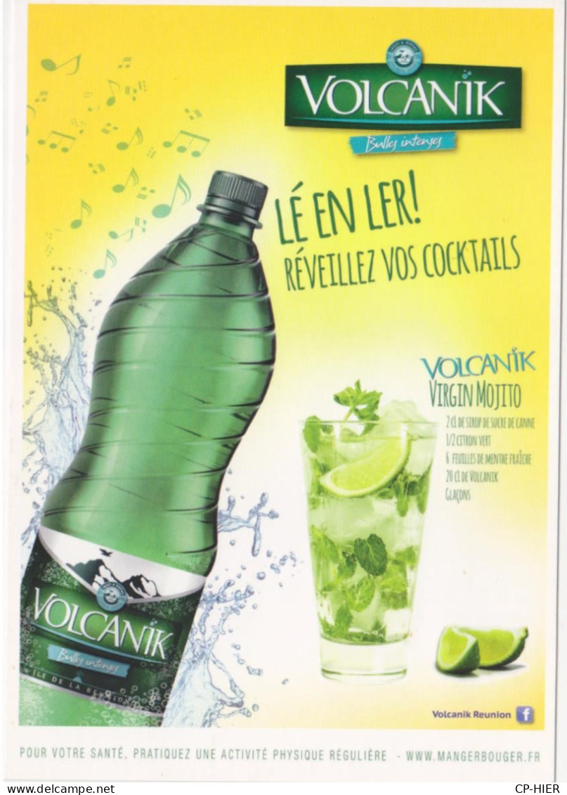 Carte Postale -   ILE DE LA REUNION - VOLKANIC - 1 L - EAU PETILLANTE POUR COCKTAILS - VIRGIN MOJITO - Afiches