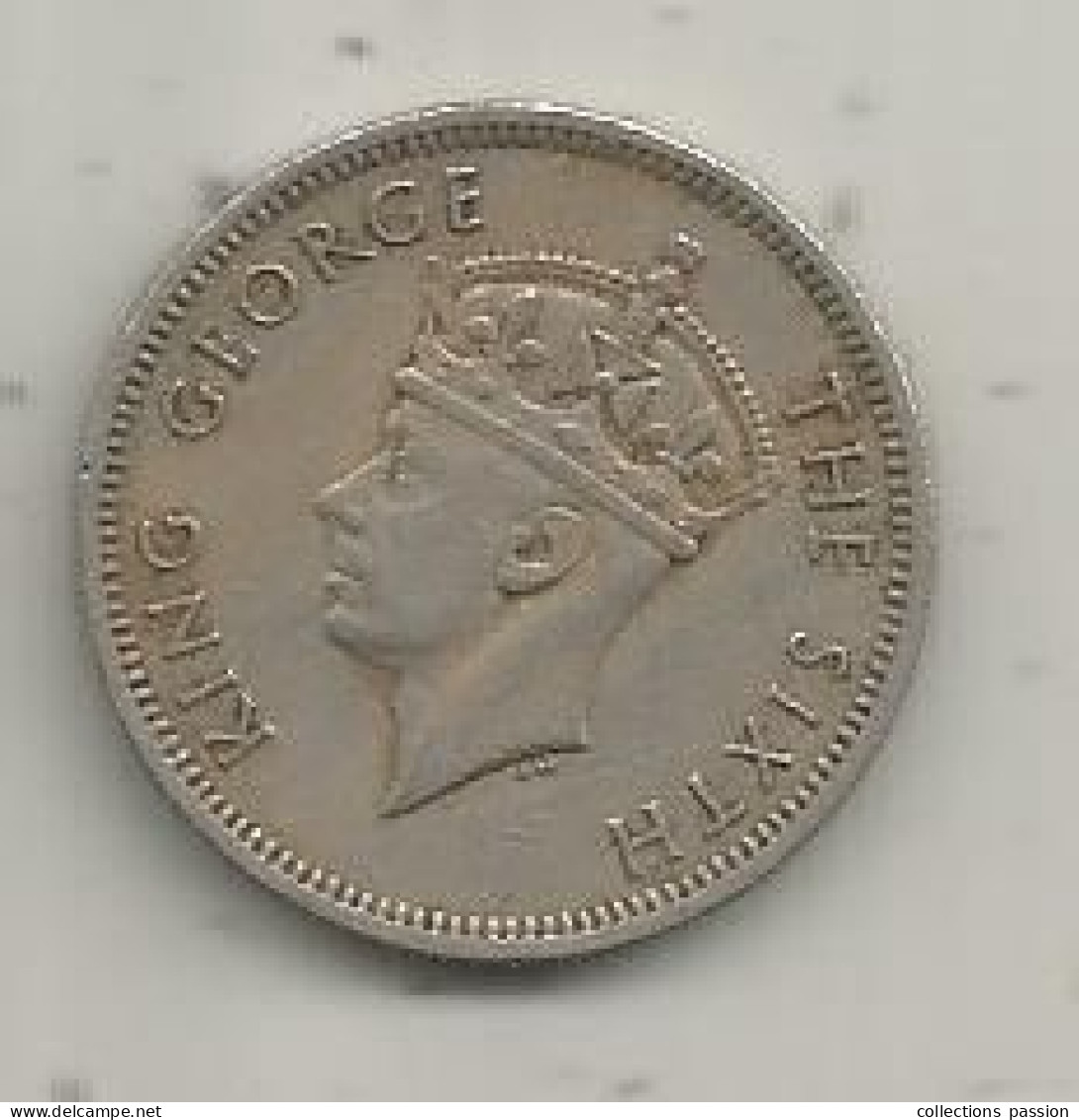 Monnaie, Rhodésie, Southern Rhodesia, 1951, One, 1 Shilling, King George The Sixth, 2 Scans - Rhodesia