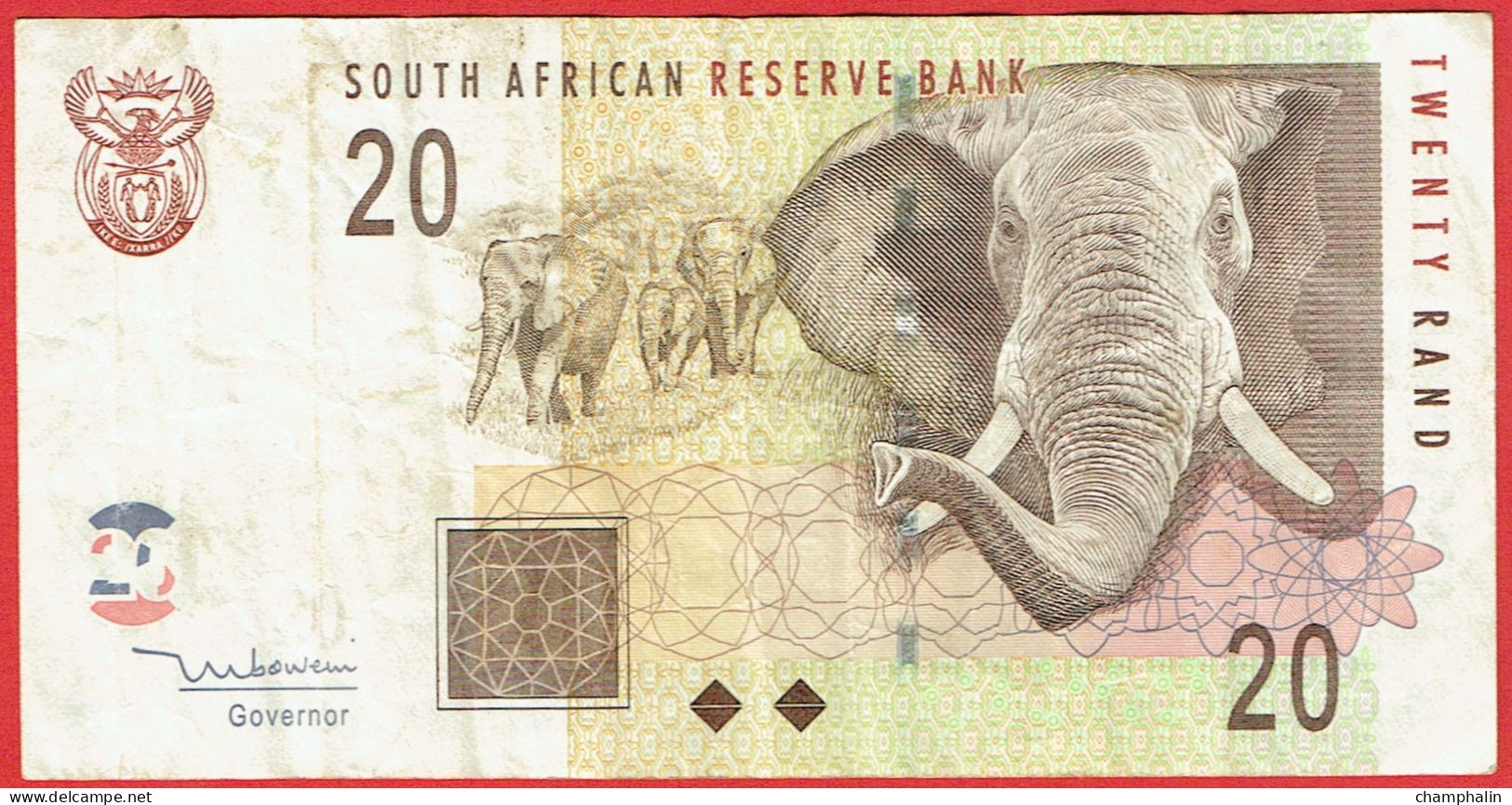 Afrique Du Sud - Billet De 20 Rand - Non Daté (2005) - P129 - Suráfrica