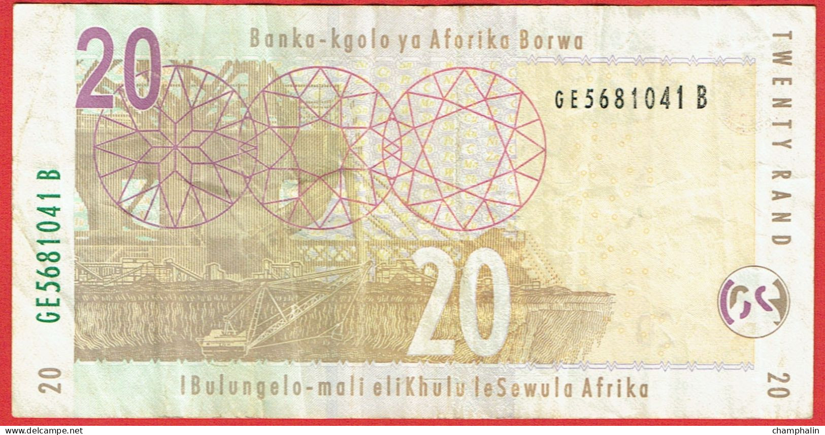 Afrique Du Sud - Billet De 20 Rand - Non Daté (2005) - P129 - South Africa