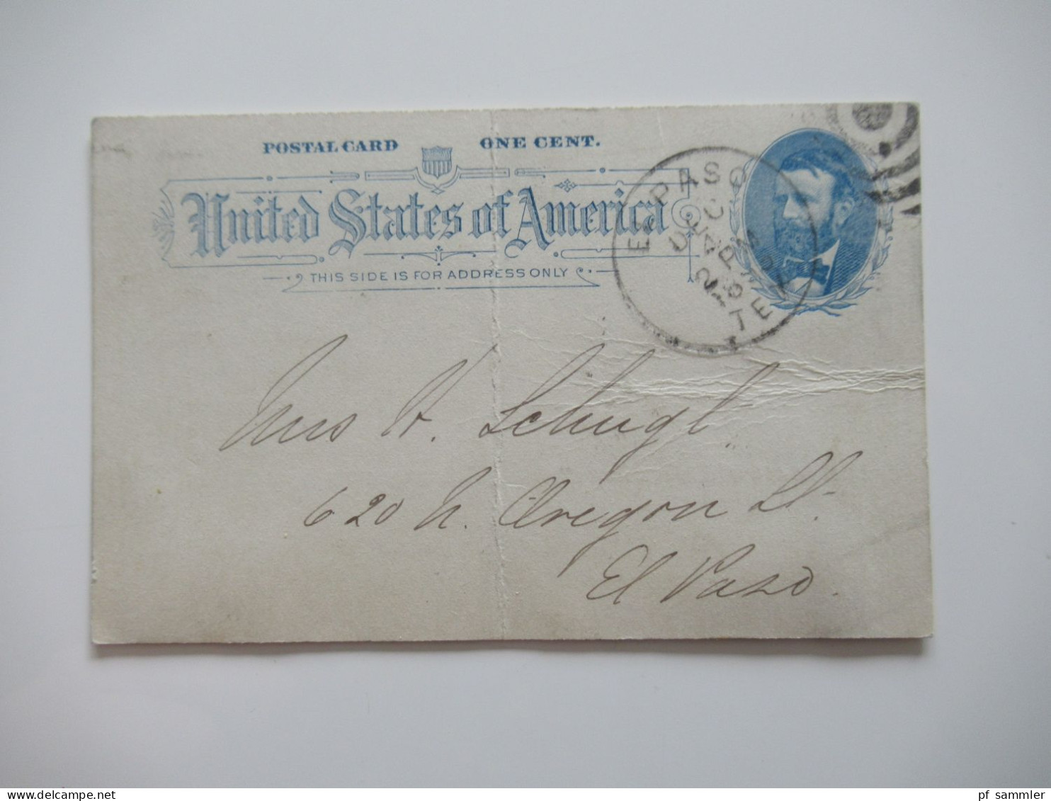 USA interessanter GA Posten ab ca. 1870er Jahre / gebraucht und ungebraucht! insgesamt 22 Stück!