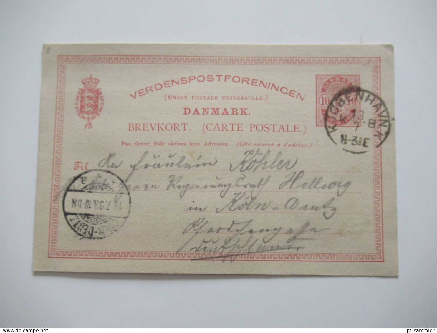 Dänemark Interessanter Ganzsachen Posten Ab Ca.1870er Jahre / Gebraucht Und Ungebraucht! Insgesamt 14 Stück - Enteros Postales