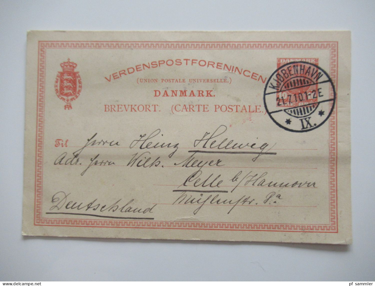 Dänemark interessanter Ganzsachen Posten ab ca.1870er Jahre / gebraucht und ungebraucht! insgesamt 14 Stück