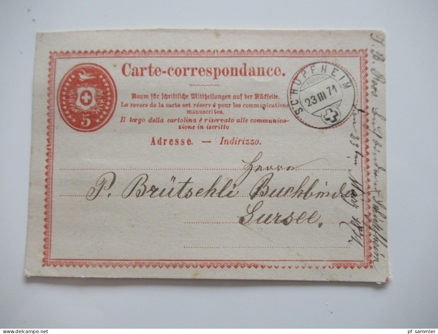 Schweiz interessanter Ganzsachen Posten ab 1871 / gebraucht und ungebraucht! insgesamt 16 Stück