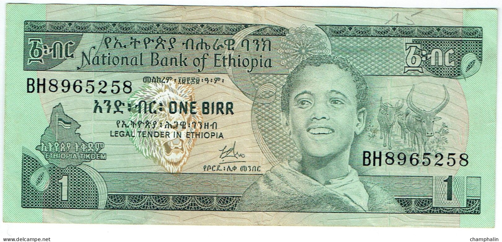 Ethiopie - Billet De 1 Birr - Non Daté (1976) - P30a - Ethiopia