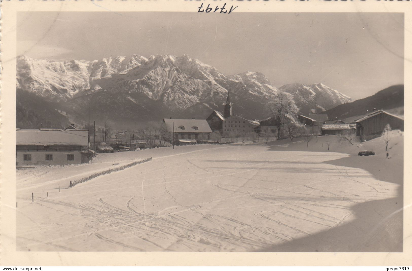 D7375) LEOGANG - Wintersportplatz - Sehr Stark Verschneit - KIRCHE U. Einzelne Häuser ALT - Leogang