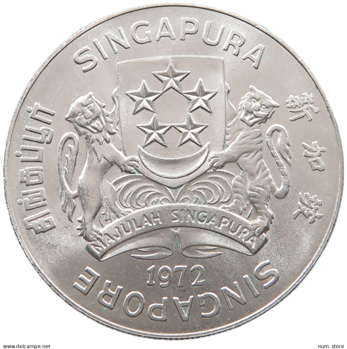 SINGAPORE 10 DOLLARS 1972  #alb064 0199 - Singapour