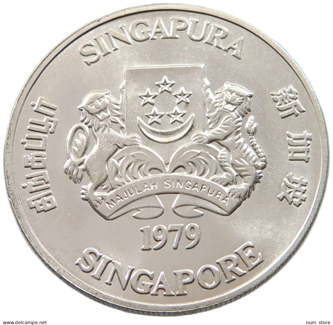 SINGAPORE 10 DOLLARS 1979  #alb045 0257 - Singapore