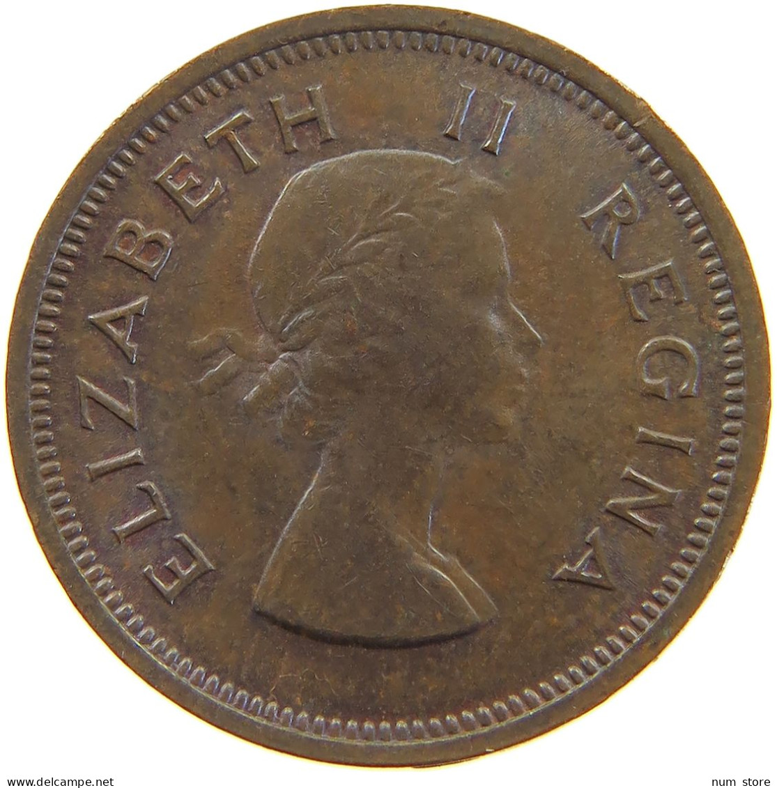 SOUTH AFRICA 1/4 PENNY 1954 Elizabeth II. (1952-2022) #c050 0255 - Afrique Du Sud