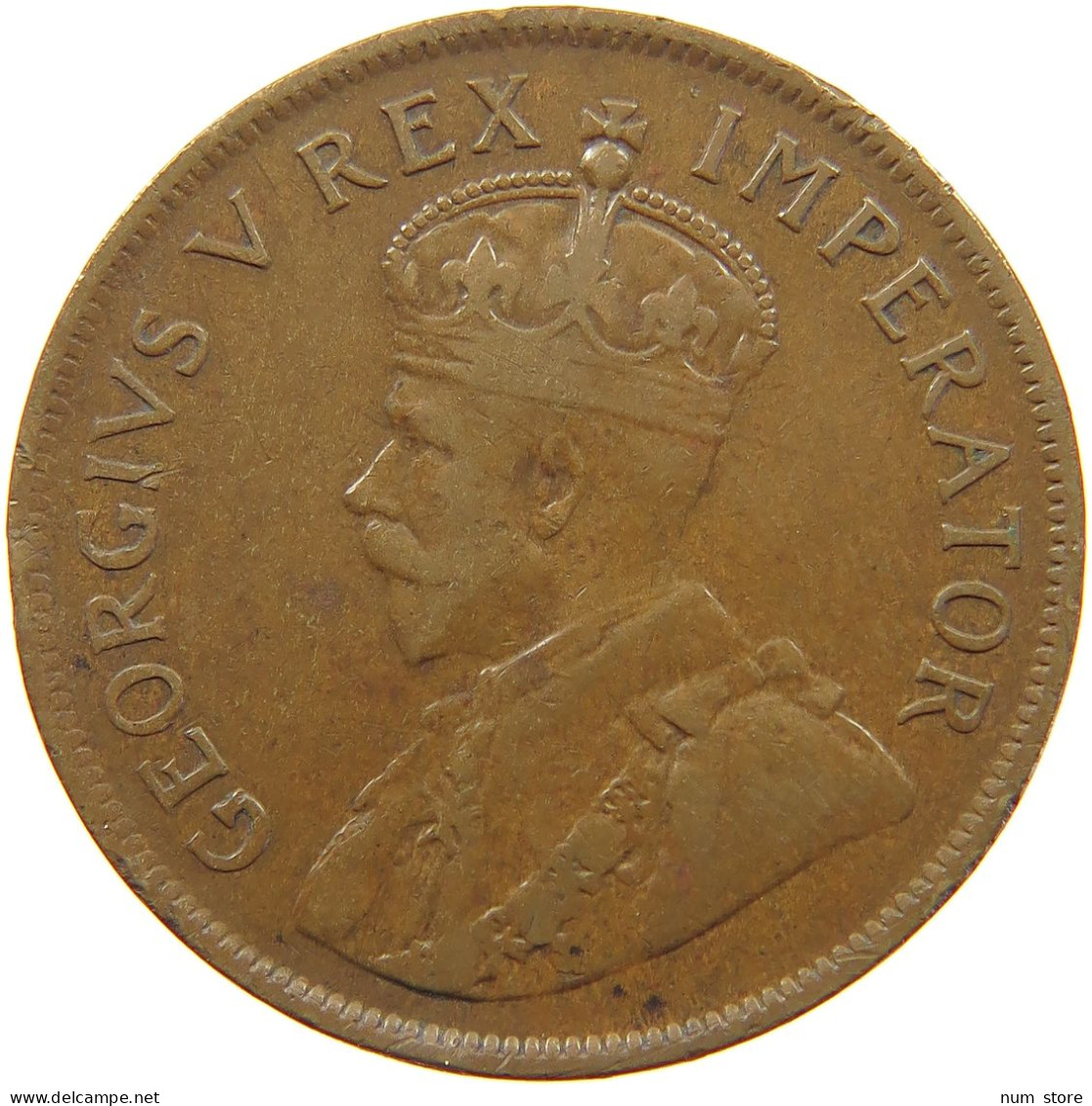 SOUTH AFRICA PENNY 1929 George V. (1910-1936) #c045 0469 - Afrique Du Sud