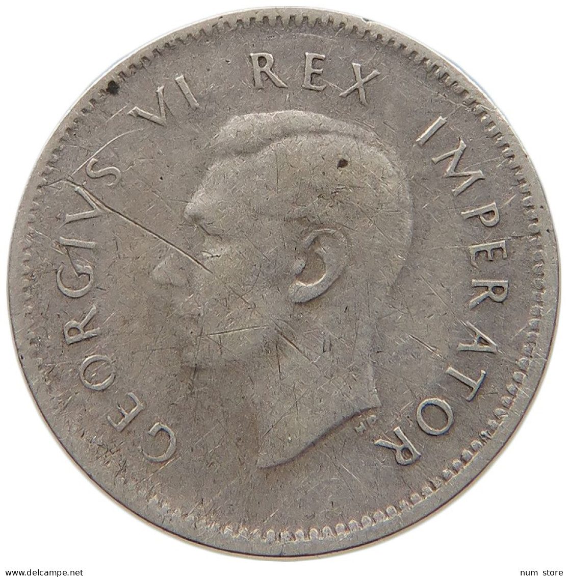 SOUTH AFRICA 3 PENCE 1945 George VI. (1936-1952) #c040 0613 - Afrique Du Sud