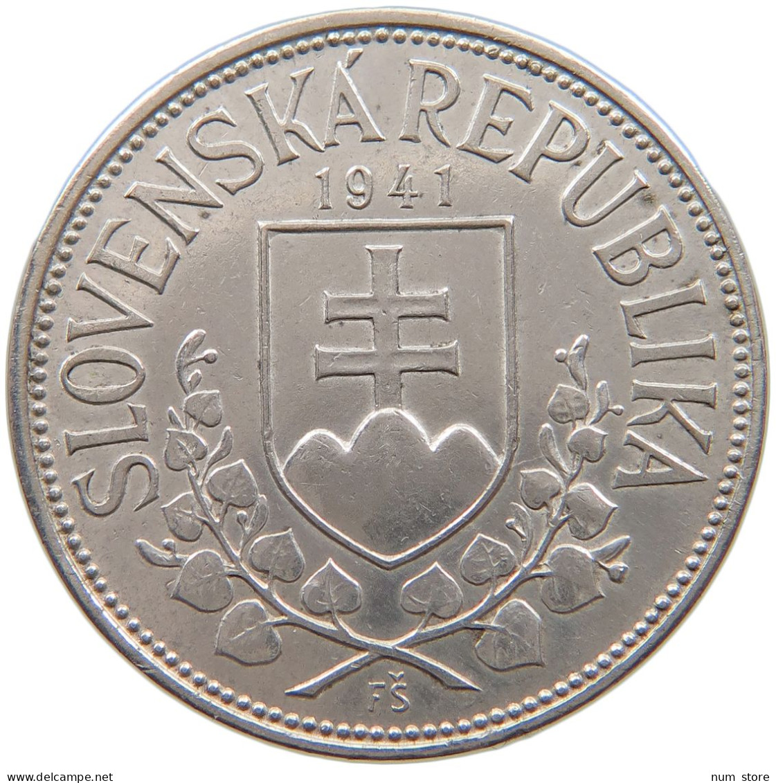 SLOVAKIA 20 KORUN 1941  #t161 0109 - Slowenien