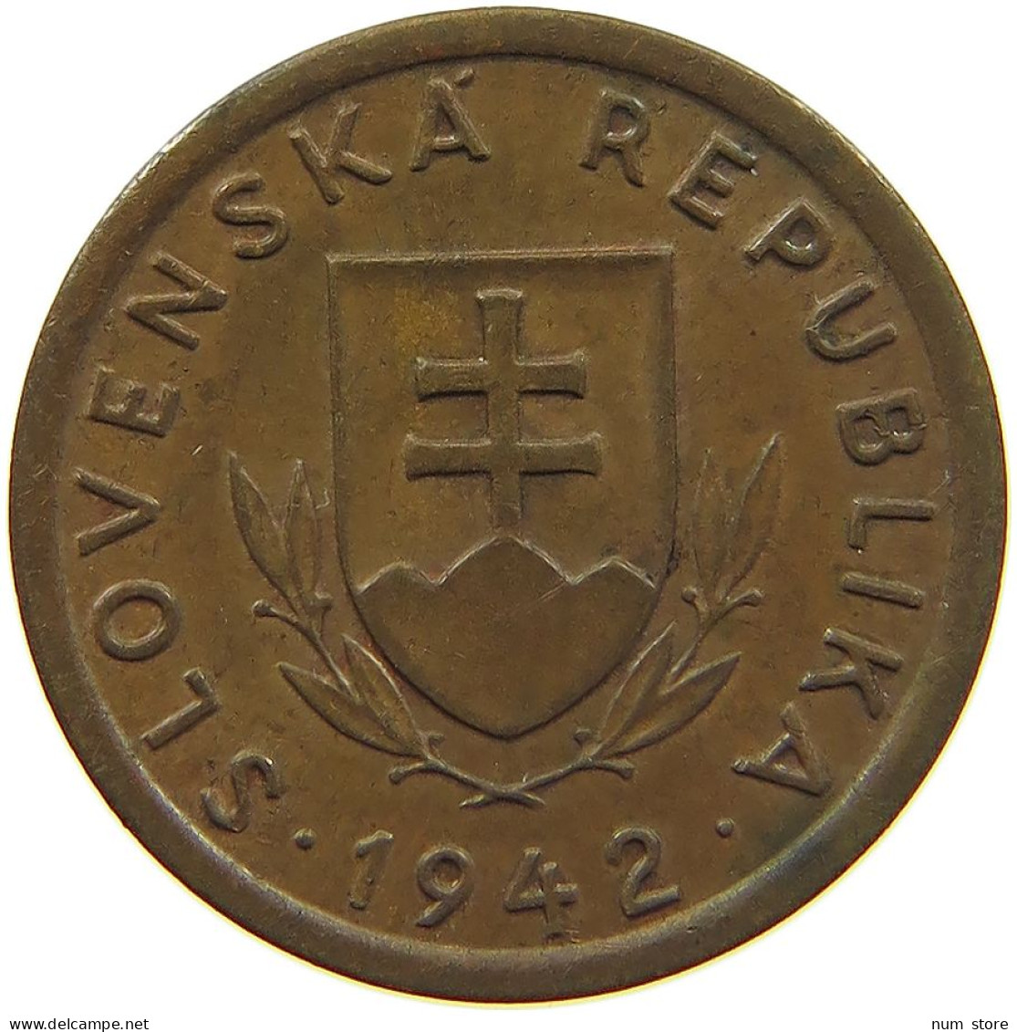 SLOVAKIA 10 HALIEROV 1942  #t002 0147 - Slovenia