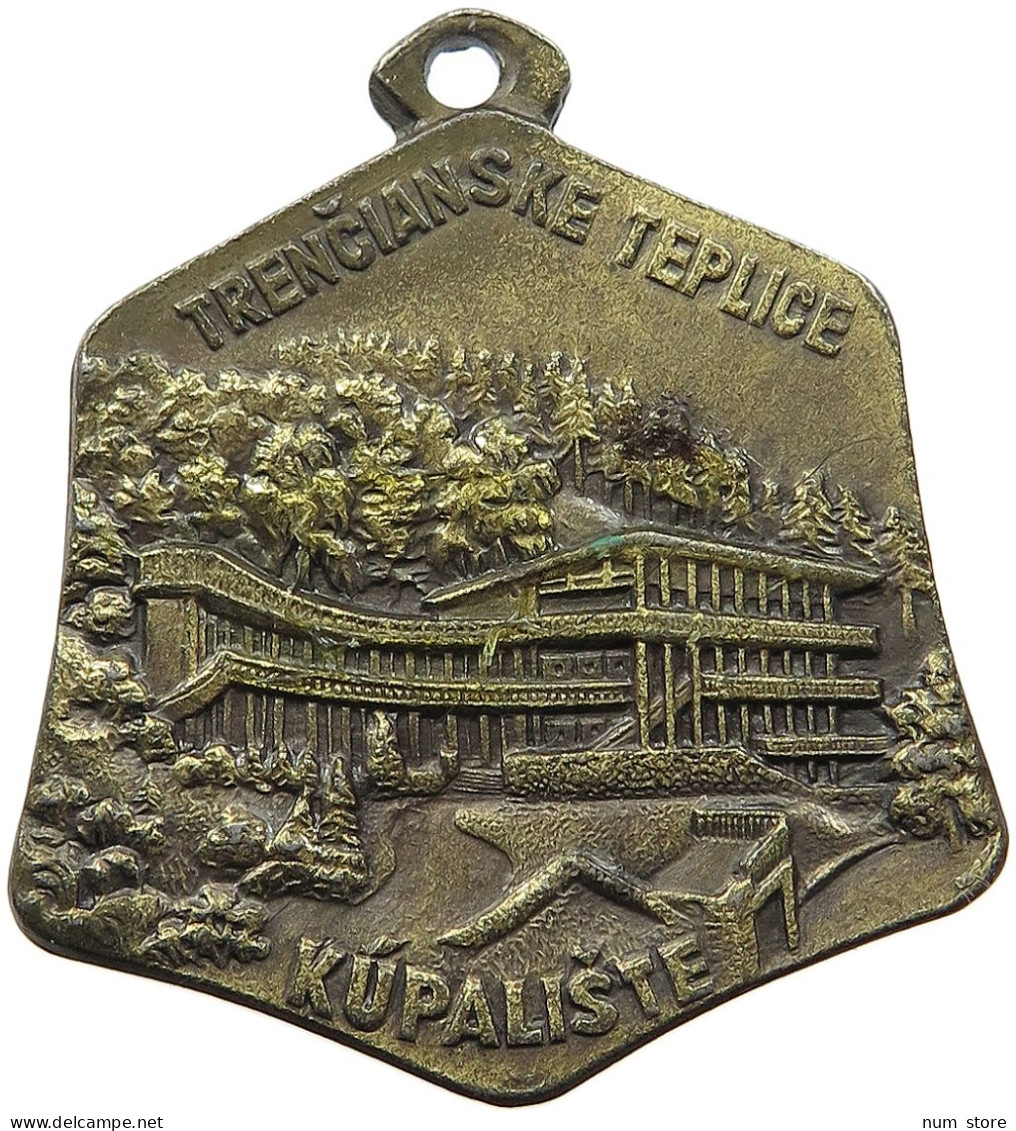 SLOVAKIA MEDAL  TRENCIANSKE TEPLICE HRAD TRENCIN #sm01 0341 - Slovénie