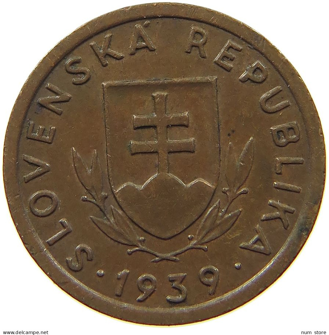 SLOVAKIA 10 HALIEROV 1939  #s079 0057 - Slovénie