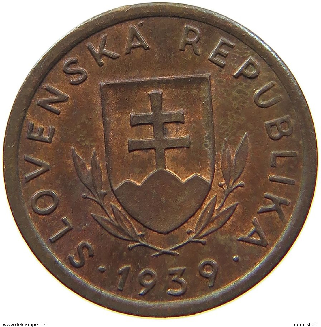 SLOVAKIA 10 HALIEROV 1939  #s079 0043 - Slovénie