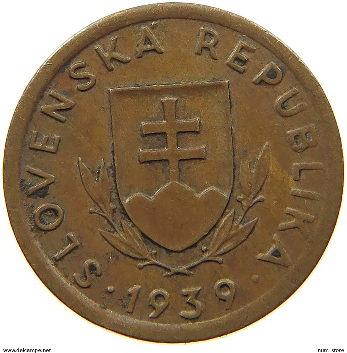 SLOVAKIA 10 HALIEROV 1939  #s079 0029 - Slowakei