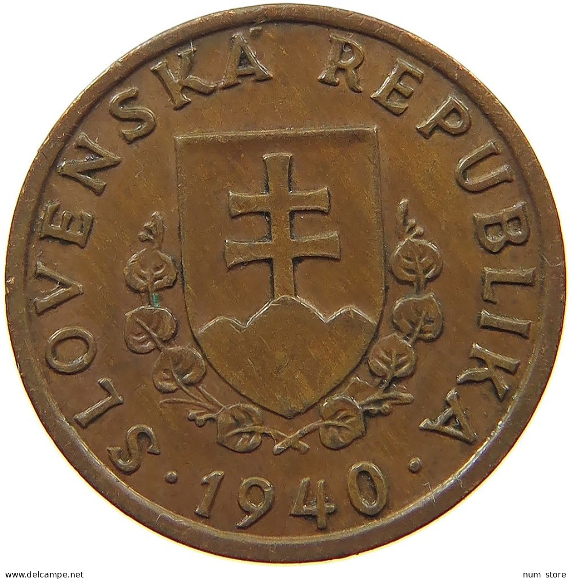 SLOVAKIA 20 HALIEROV 1940  #s078 1067 - Slowakei