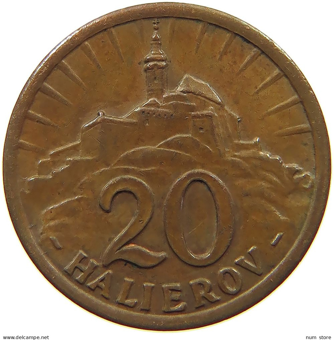 SLOVAKIA 20 HALIEROV 1940  #s078 1057 - Slowakei