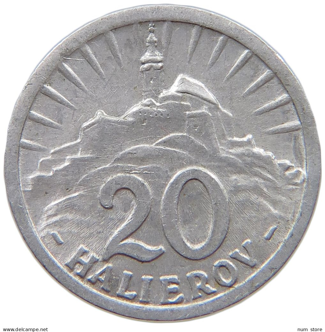 SLOVAKIA 20 HALIEROV 1942  #s074 0257 - Slowakei