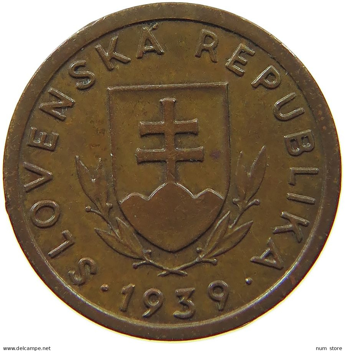 SLOVAKIA 10 HALIEROV 1939  #s078 0093 - Slovakia