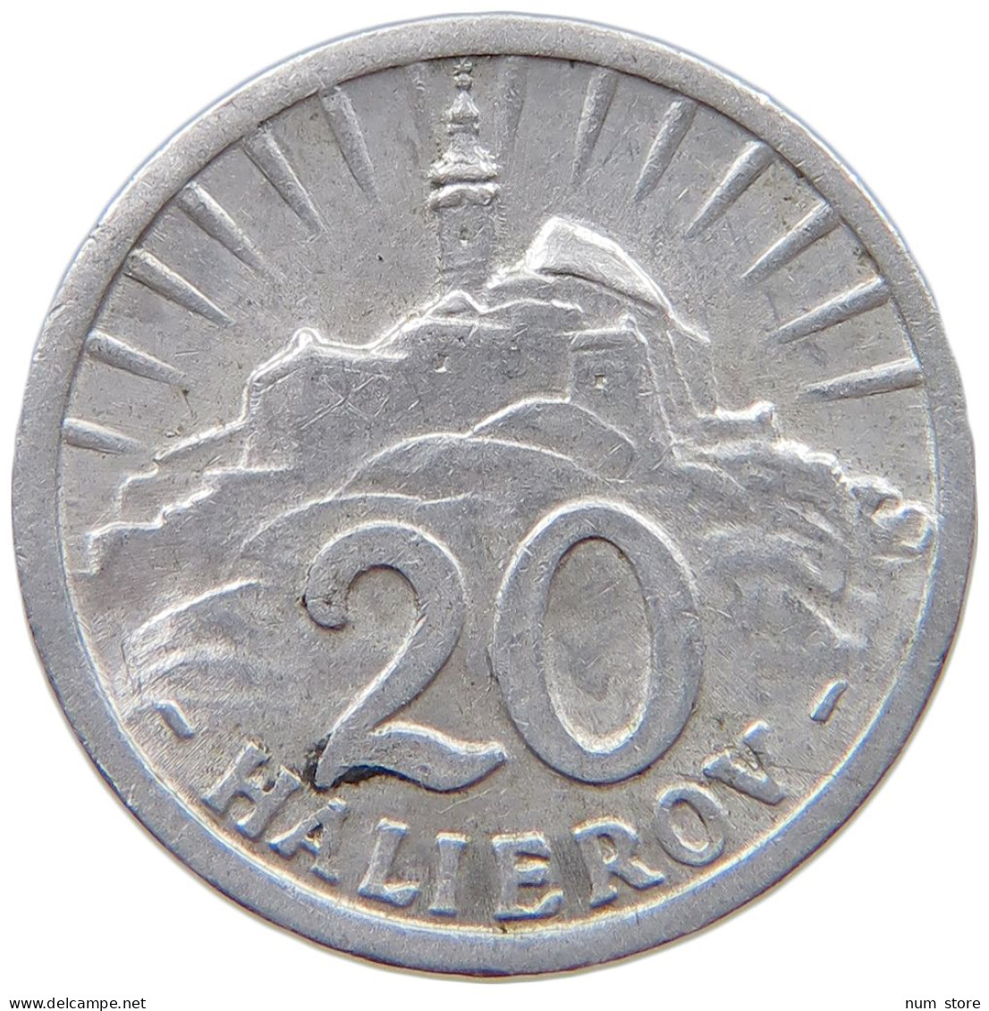 SLOVAKIA 20 HALIEROV 1942  #s074 0255 - Slovakia