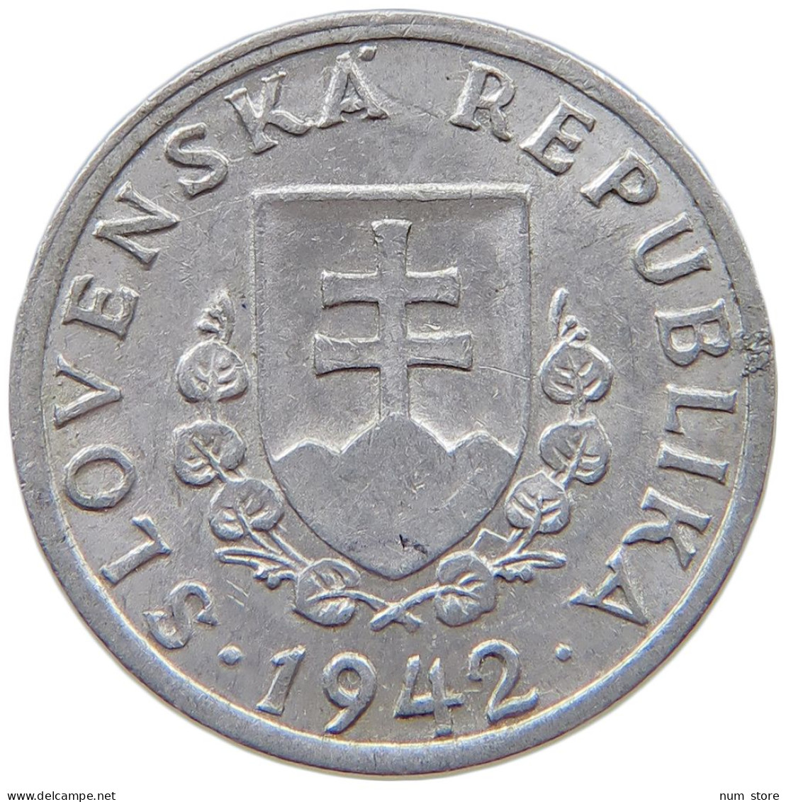 SLOVAKIA 20 HALIEROV 1942  #s074 0239 - Slovakia