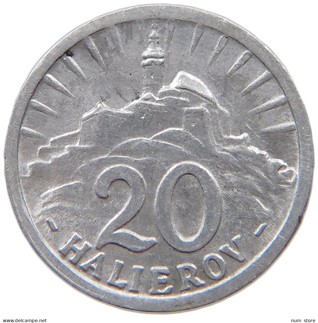 SLOVAKIA 20 HALIEROV 1942  #s074 0253 - Slovakia