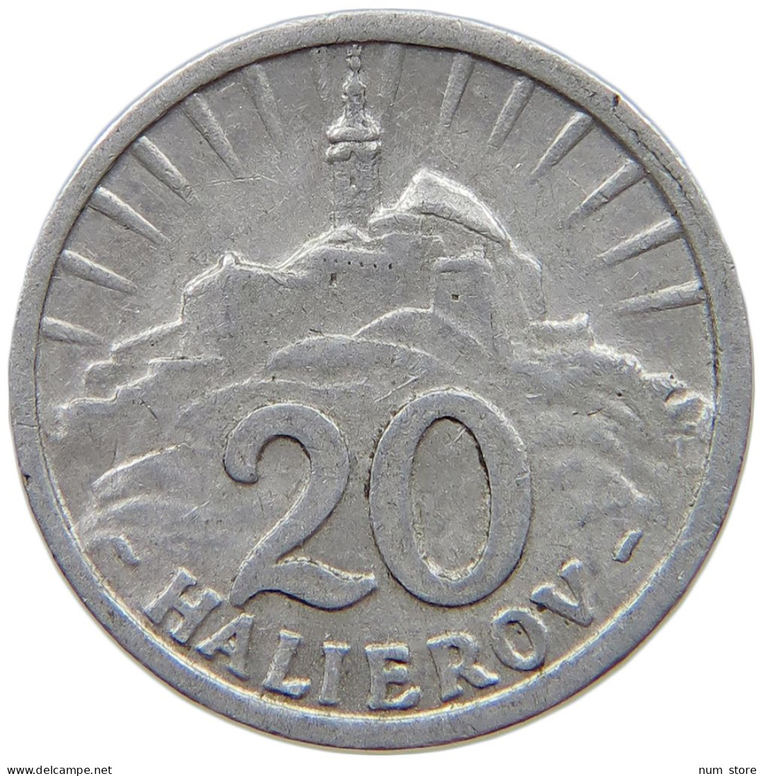 SLOVAKIA 20 HALIEROV 1942  #s074 0249 - Slovaquie