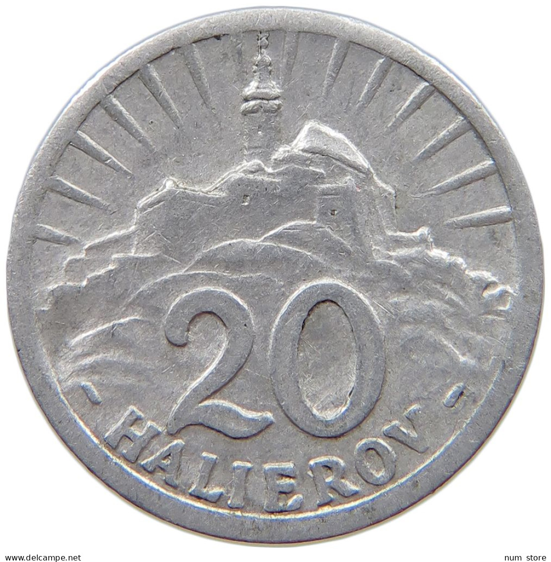 SLOVAKIA 20 HALIEROV 1942  #s074 0241 - Slowakei