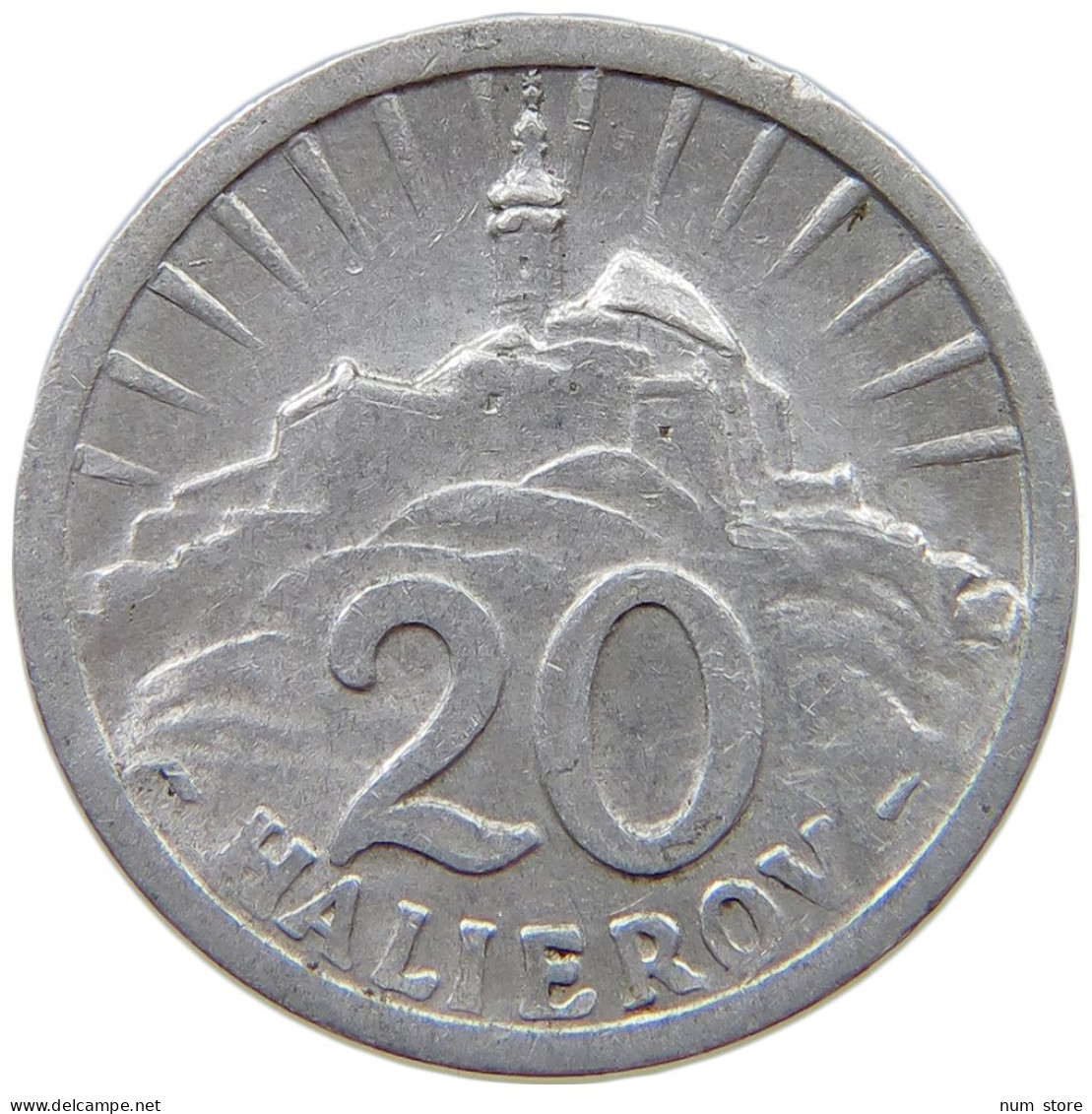 SLOVAKIA 20 HALIEROV 1942  #s074 0231 - Slowakei