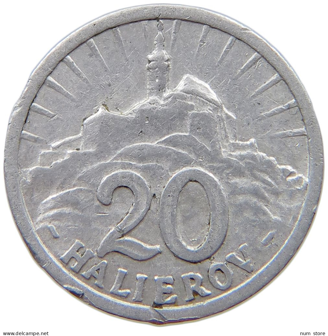 SLOVAKIA 20 HALIEROV 1942  #s074 0235 - Slovakia