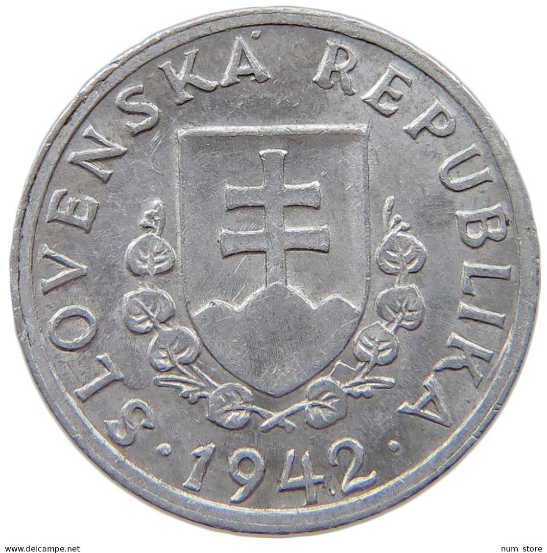 SLOVAKIA 20 HALIEROV 1942  #s074 0227 - Slovakia