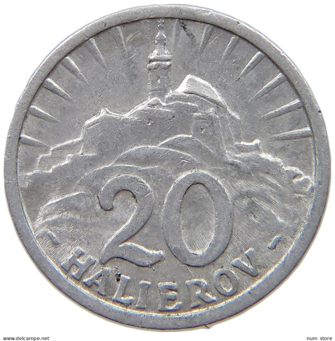 SLOVAKIA 20 HALIEROV 1942  #s074 0221 - Slowakei