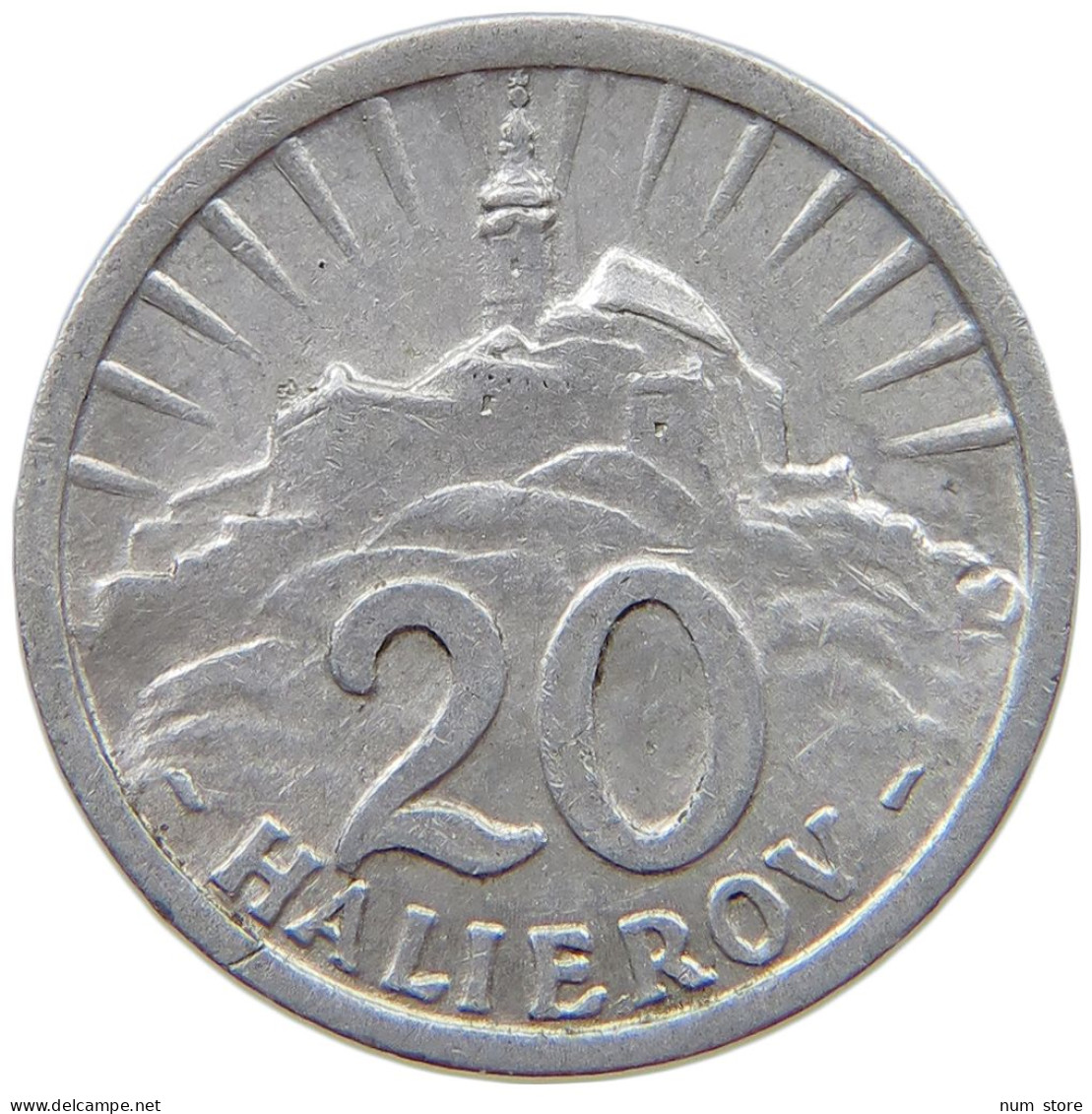 SLOVAKIA 20 HALIEROV 1942  #s074 0217 - Slovakia