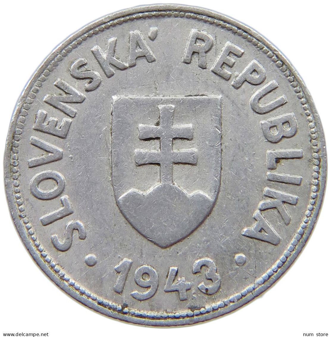 SLOVAKIA 50 HALIEROV 1943  #s074 0189 - Slovaquie