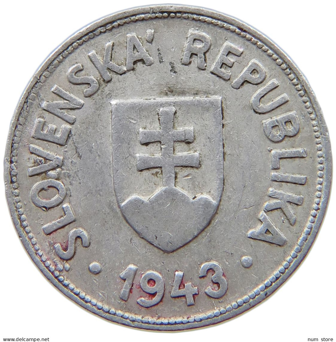 SLOVAKIA 50 HALIEROV 1943  #s074 0177 - Slovakia