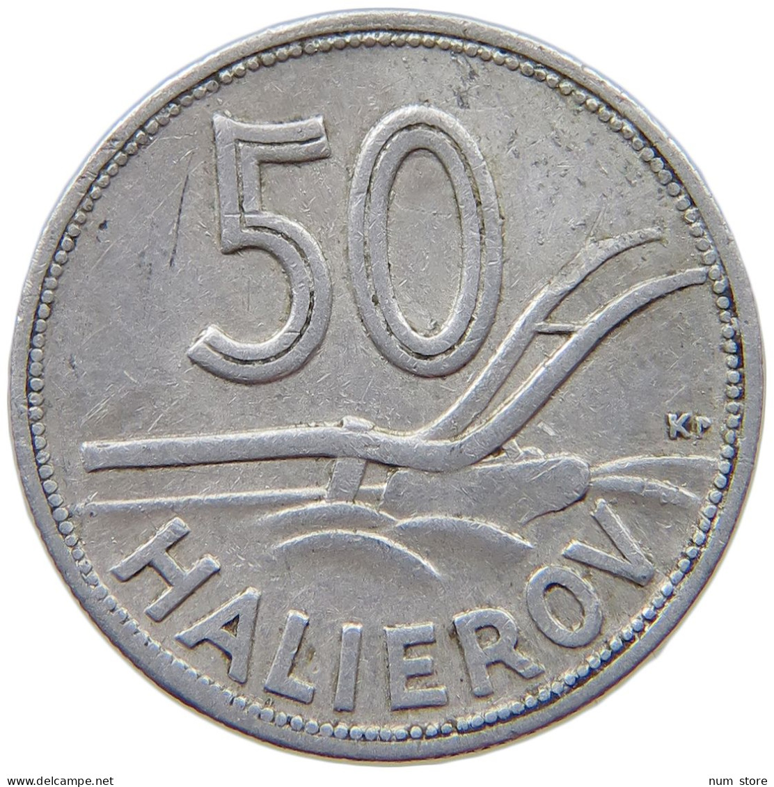 SLOVAKIA 50 HALIEROV 1943  #s074 0179 - Slowakei