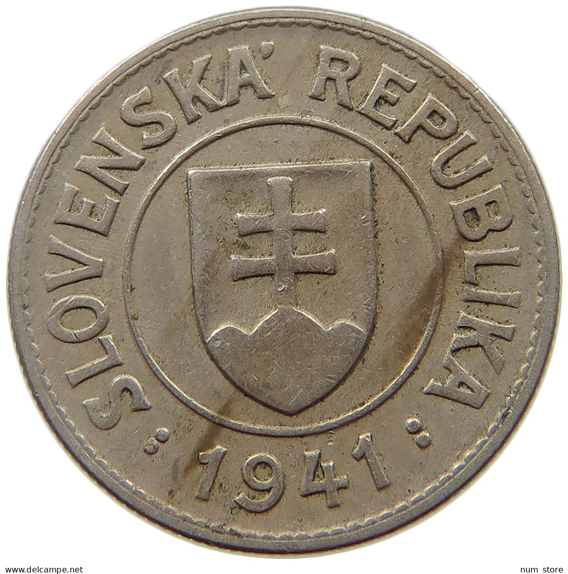 SLOVAKIA KORUNA 1941  #s072 0689 - Slowakei