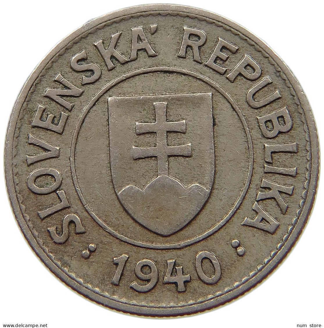 SLOVAKIA KORUNA 1940  #s072 0677 - Slovakia