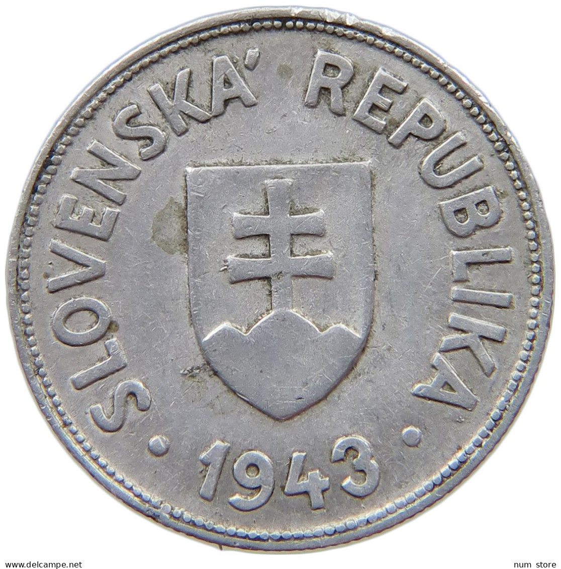 SLOVAKIA 50 HALIEROV 1943  #s074 0169 - Slowakei