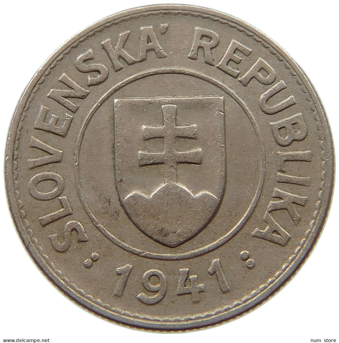 SLOVAKIA KORUNA 1941  #s072 0663 - Slovaquie