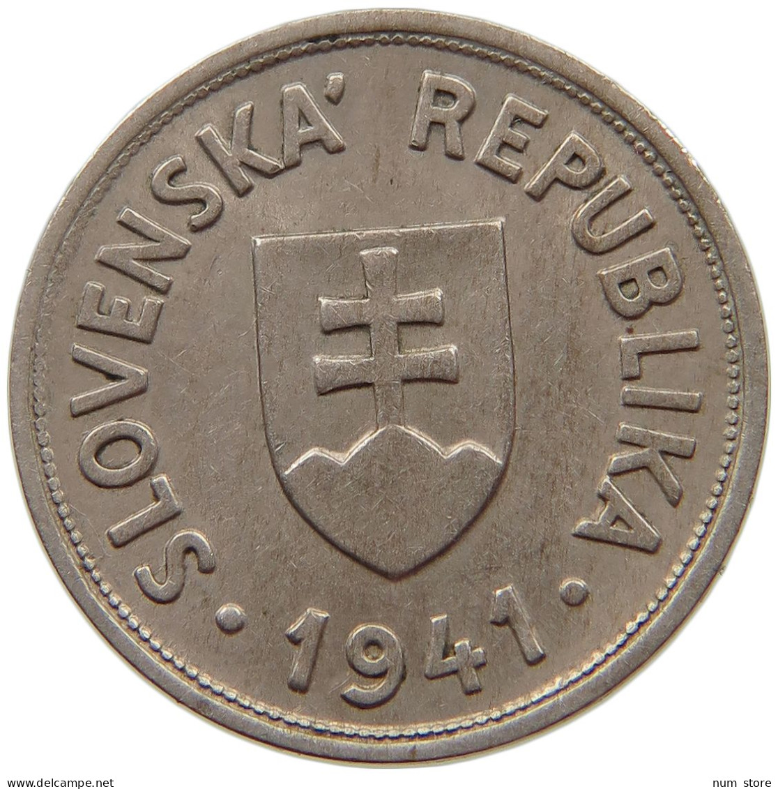 SLOVAKIA 50 HALIEROV 1941  #s067 0893 - Slovaquie
