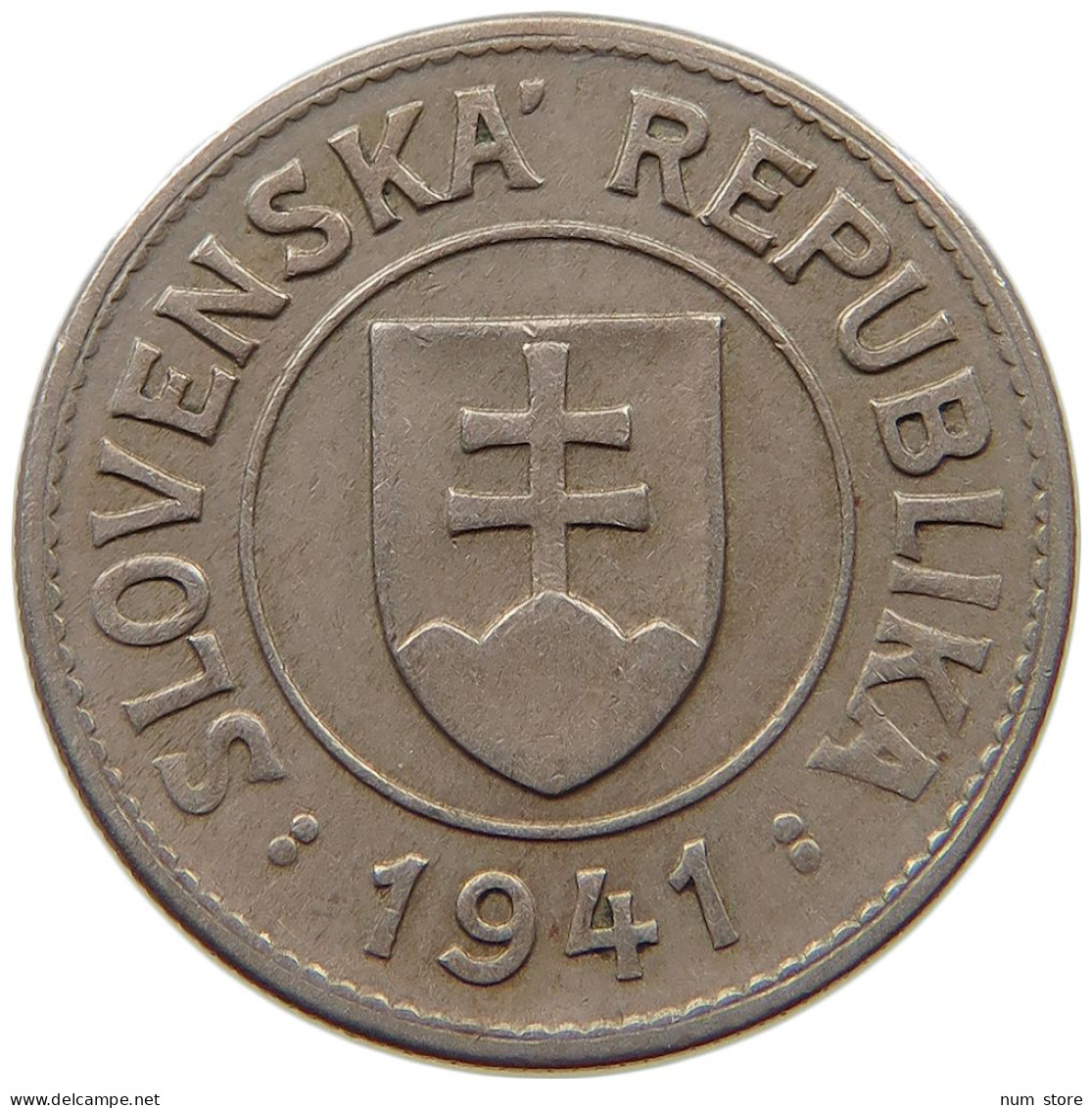 SLOVAKIA KORUNA 1941  #s067 0589 - Slovakia