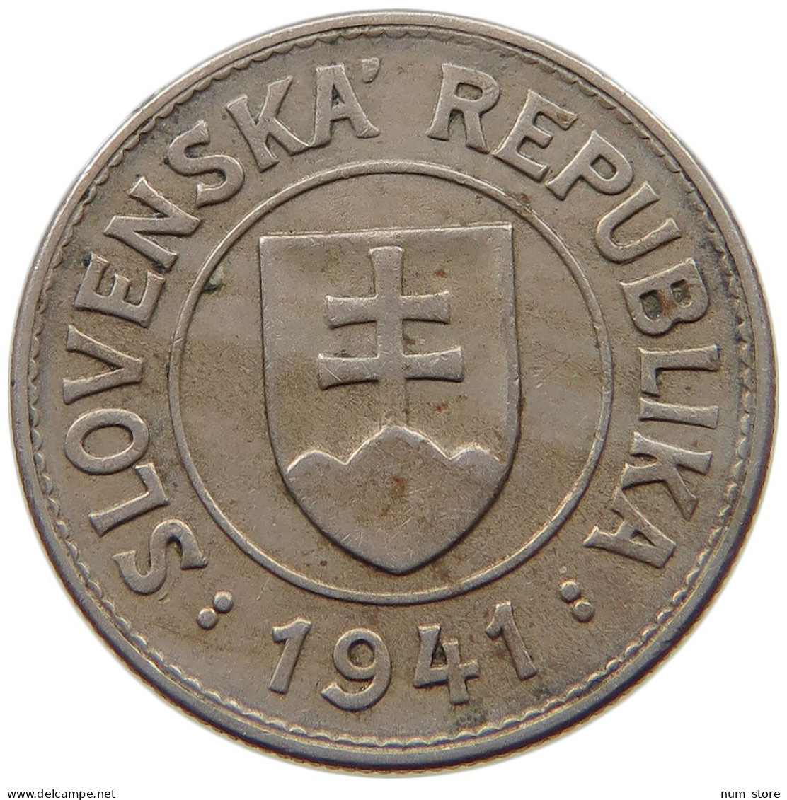 SLOVAKIA KORUNA 1941  #s067 0591 - Slovaquie