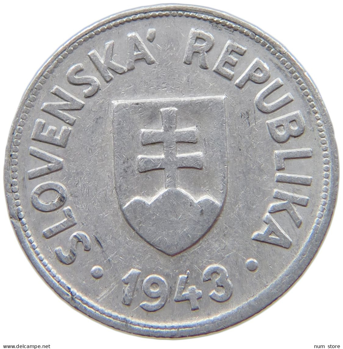 SLOVAKIA 50 HALIEROV 1943  #s064 0305 - Slovakia