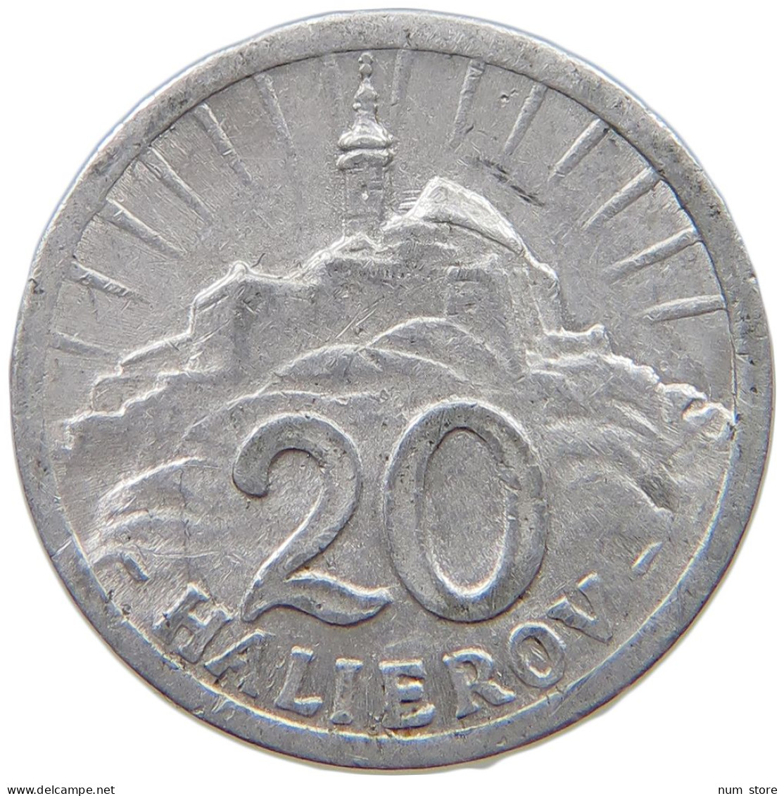 SLOVAKIA 20 HALIEROV 1942  #s053 0125 - Slowakije