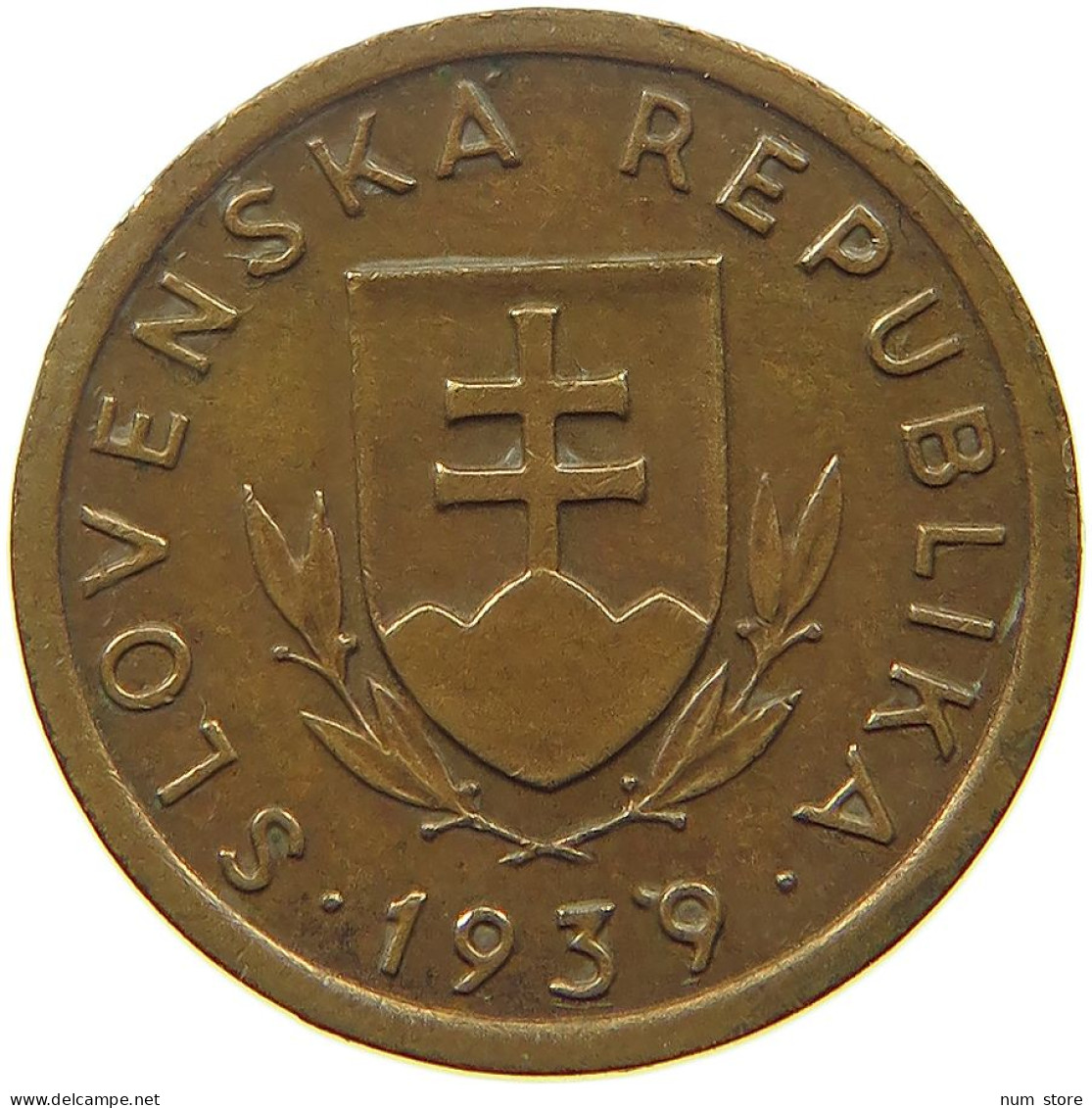 SLOVAKIA 10 HALIEROV 1939  #s052 0387 - Slovakia