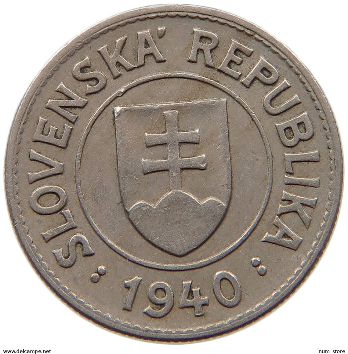 SLOVAKIA KORUNA 1940  #s067 0595 - Slovakia